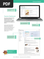 Oxford Maths Teacher Dashboard PDF