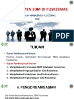 Manajemen SDM Di Puskesmas