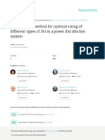 An Analytical Method For Optimal Sizing of Different Types of DG in A Power Distribution System