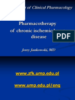 Department of Clinical Pharmacology: Pharmacotherapy of Chronic Ischemic Heart Disease