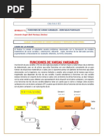 Unidad I: Funciones de Varias Variables Y Derivada Direccional