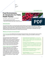 Food Environments: An Introduction For Public Health Practice