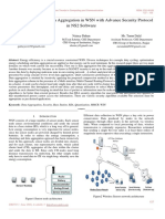 Hybrid Approach For Data Aggregation in WSN With Advance Security Protocol in