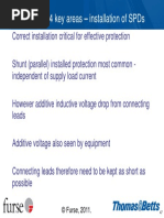 Section 534 Key Areas - Installation of SPDS: © Furse, 2011