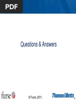 Questions & Answers: © Furse, 2011