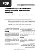 Estomas Intestinais (Ileostomias e Colostomias) e Anastomoses Intestinais