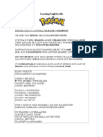 Learning English With Pokémon XI