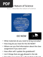 Ia - Nature of Science Conptt