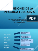 Dimensiones de La Práctica Educativa