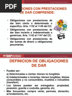 Obligaciones de Dar