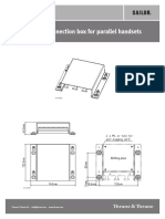 6207 Connection Box For Parallel Handsets Installation Guide PDF