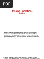 Banking Operations