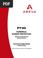 Numerical Busbar Protection: Technical Data Sheet