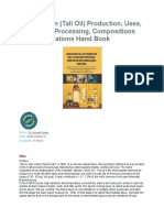 Liquid Rosin and Tall Oil Processing and Formulations