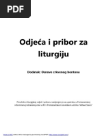 Odjeća I Pribor Za Liturgiju PDF