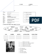 Examen Diagnostico 1°,2°, 3°