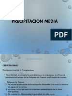 Calculo de Precipitacion Media