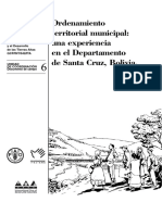 Ordenamiento Territorial Municipal, Santa Cruz-Bolivia PDF