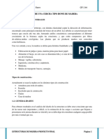 Teoria y Analisis de Resultados de Una Cercha de Madera