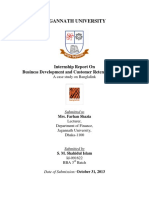 Internship Report On Business Developmen PDF