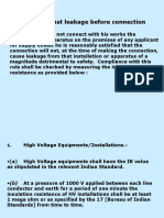 Rule 48 Precautions Against Leakage Before Connection