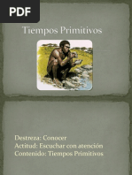 Tiempos Primitivos