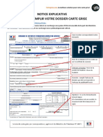 Notice Declaration Cession Demande Certification Immatriculation Vehicule PDF