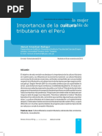 Importancia de La Tributacion en El Peru - Manual Amansifuen