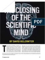 Gelernter The Closing of The Scientific Mind