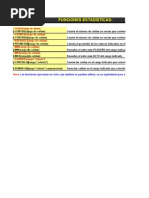 Funciones Estadísticas - Clase