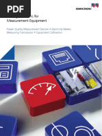 Testing Solutions For Measurement Equipment