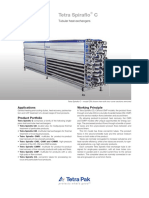 Tetra Spira Floc Tubular Heat Exchanger