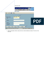 Table Creation in ABAP