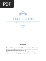 Logueo Geotecnico 2018