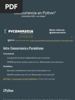 Concurrencia en Python