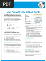 NPV Formula in Excel