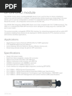 GPON Mikrotik Datasheet PDF