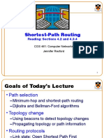 Shortest-Path Routing: Reading: Sections 4.2 and 4.3.4