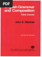 Warriner's English Grammar & Composition - Thirrd Course PDF