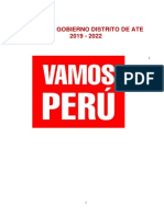 Plan de Gobierno Vamos Perú Ate