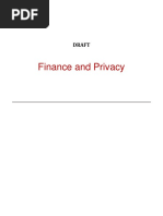 Finance and Privacy