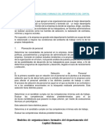 1.5 Modelos de Organizaciones Formales Del Departamento Del Capital Humano