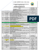 Academic Calendar 2018-19