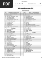 Audit Check List-TUV - BSCI Audit Checklist