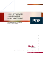 Color Optimization Considerations in Multi-Patterning: David Abercrombie and Alex Pearson Mentor, A Siemens Business