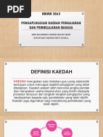 BMMB 3063 - Kaedah Pengajaran Bahasa