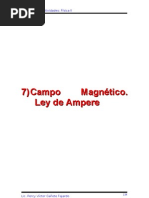 Capítulo 7 - Campo Magnético y Ley de Ampere