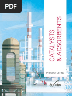 Axens Catalysts A Adsorbents Catalogue-English