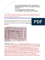 Puntos Geodésicos y Piedras Megalíticas. Omphalos y Marcas de Orientación