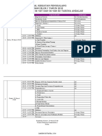 Jadwal Kegiatan Kemah Blok SD